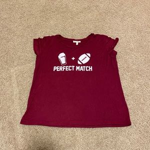 Express football graphic tee